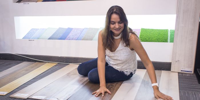 Los pisos de PVC con sistema de click.